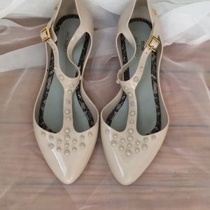 Melissa + Jason Wu Jelly Studded Flats